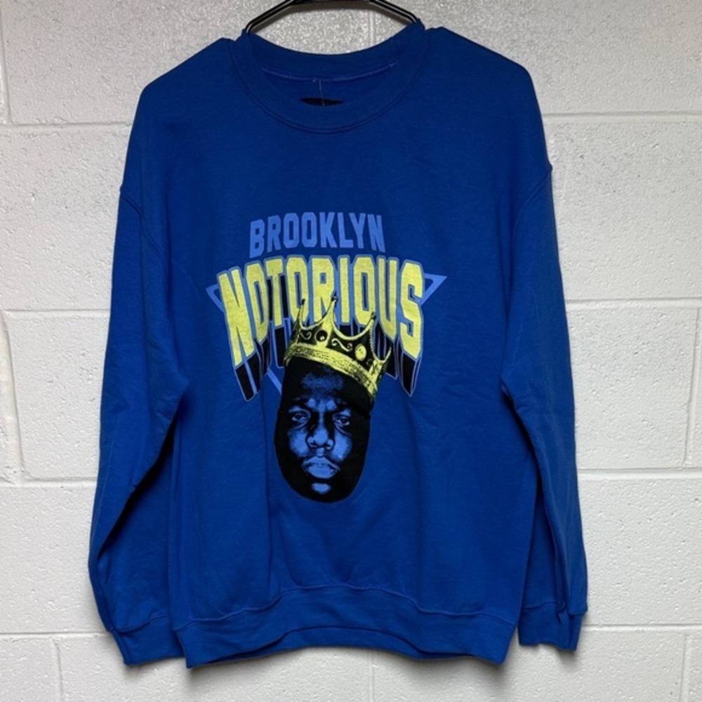 Notorious Brooklyn Blue Men's Sweatshirt